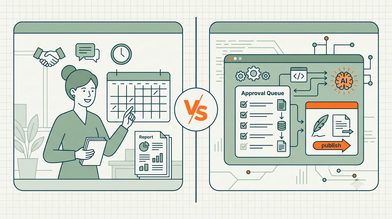 Cover Image for AI SEO Service vs. AI SEO Agent: What You Are Actually Buying