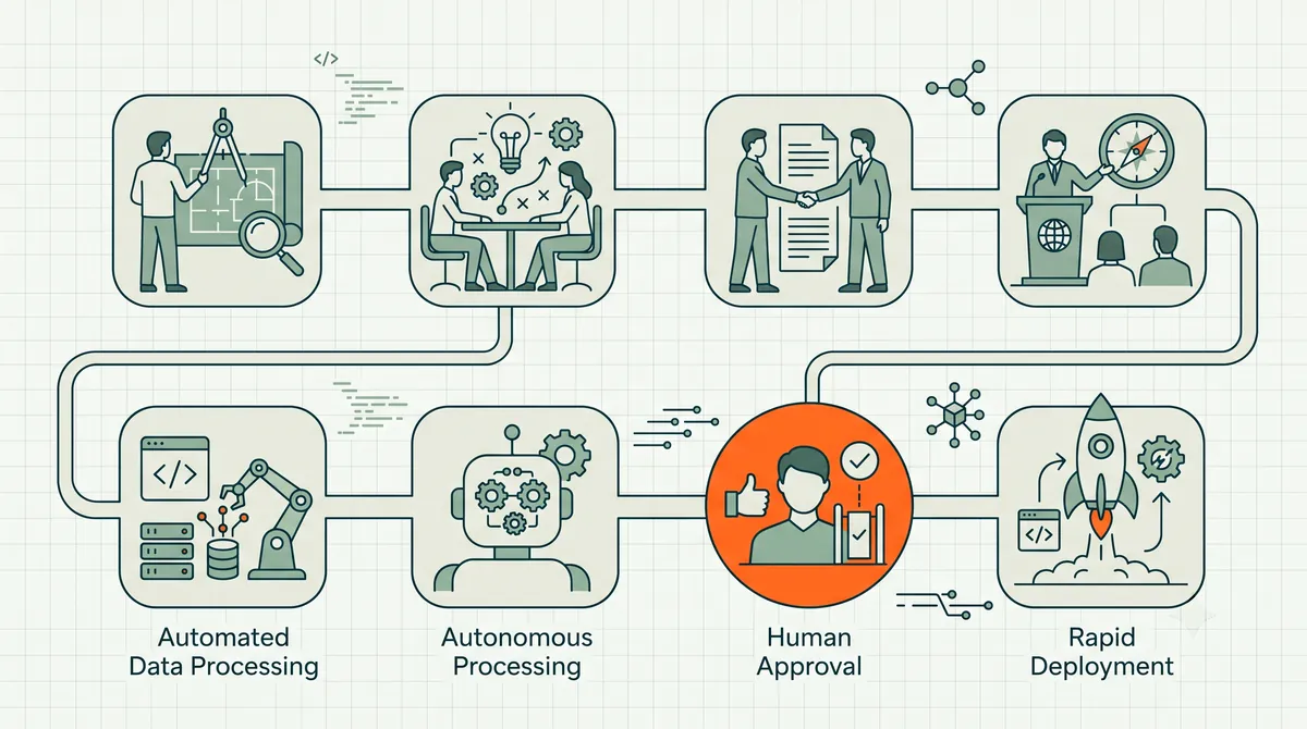 AI SEO service vs AI SEO agent: human-in-the-loop at different stages